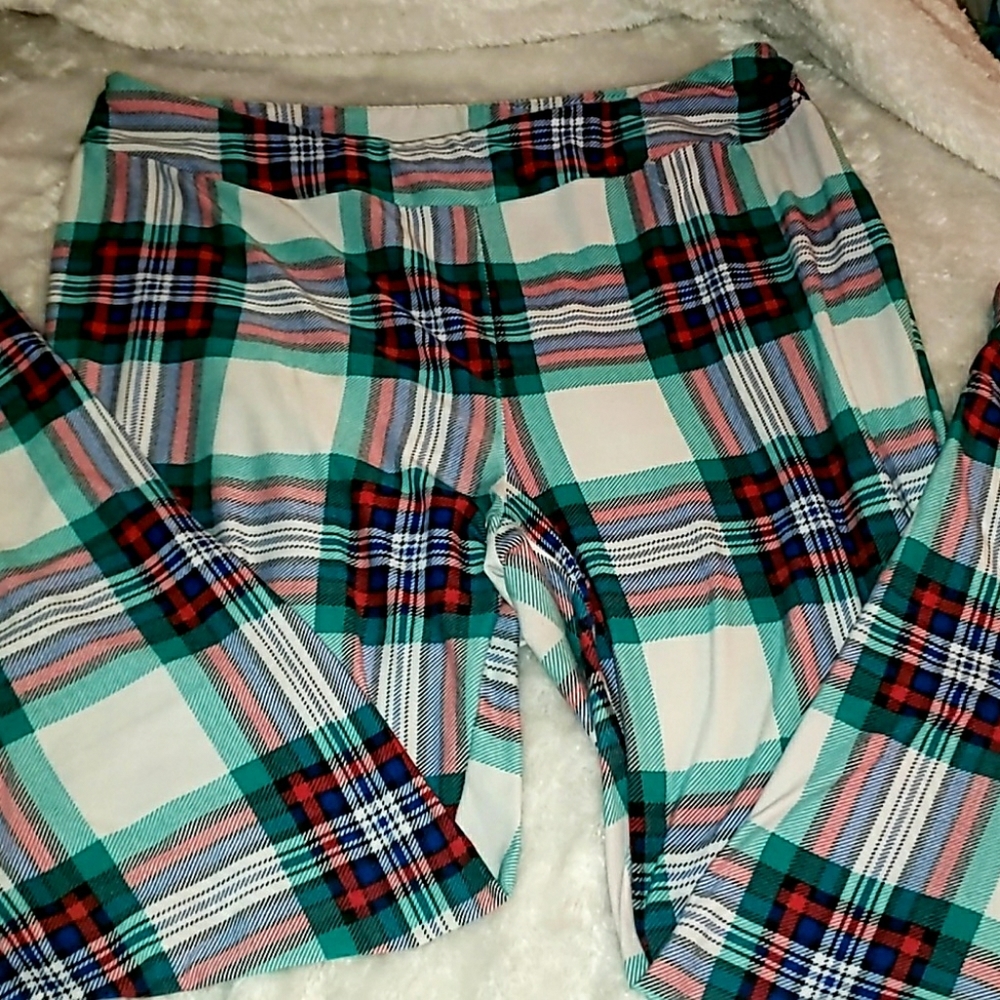 Plaid Terra & Sky Leggings